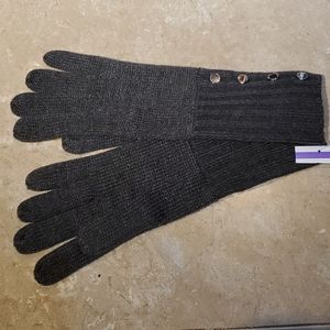 Michael Kors Gray Acrylic Gloves